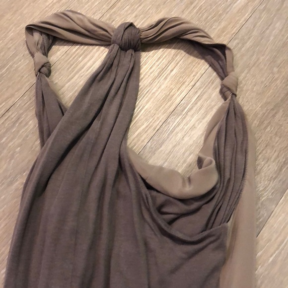 Two-Tone Banana Republic Halter Dress - Picture 2 of 3